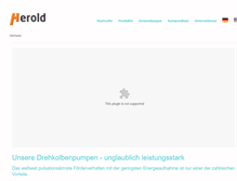 Tablet Screenshot of herold-gefrees.de